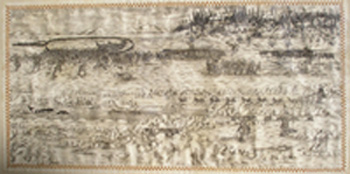 large Ahgupuk weave of Eskimo life