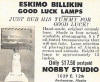 Eskimo Billikin lamp and shade panels advertisement