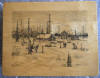 Ahgupuk Alaska homestead drawing on Alcraft Alaska wooden box