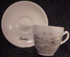Viletta Arts Ahgupuk ceramic cup and saucer featuring polar bear