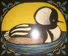 DeArmond print Hooded Merganser