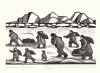 DeArmond print titled Eskimo Travelers
