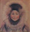 Hannah pastels of Eskimo lady