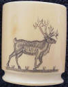 Katexac Ivory cup with Reindeer