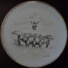 Mayokok ceramic plate Eskimo blank toss