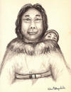 Mayokok original Mother and baby potrait