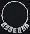 Noonuk panel and bead necklace