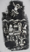 John L. Raymond print titled Blanket Toss