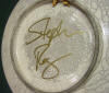 Roy ceramic plate signature
