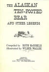Walluk book title page The Alaskan Ten Footed Bear